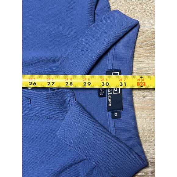 Polo Ralph Lauren Shirt Polo Y2K 2000s Pony Sz XL (18-20) Mens Blue - Picture 4 of 5